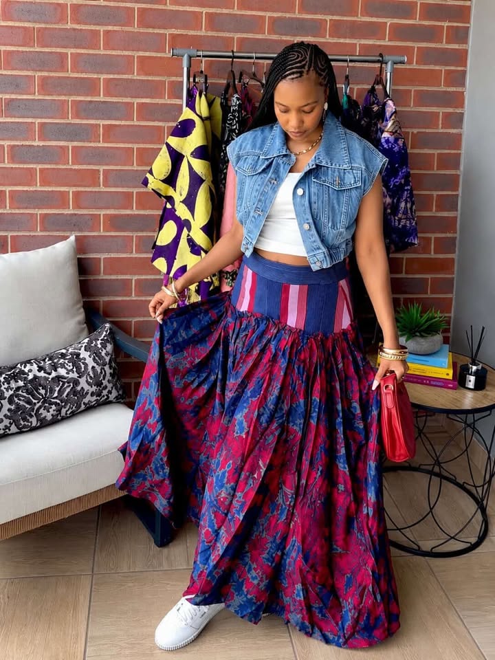 Mmino Heritage Flow Skirt