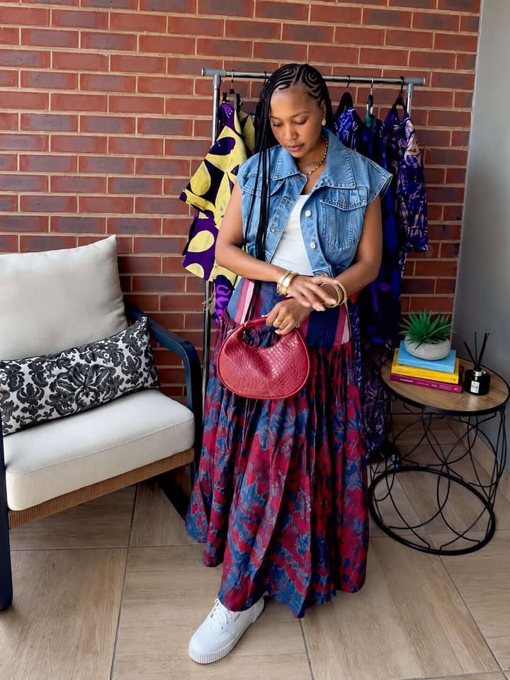Mmino Heritage Flow Skirt