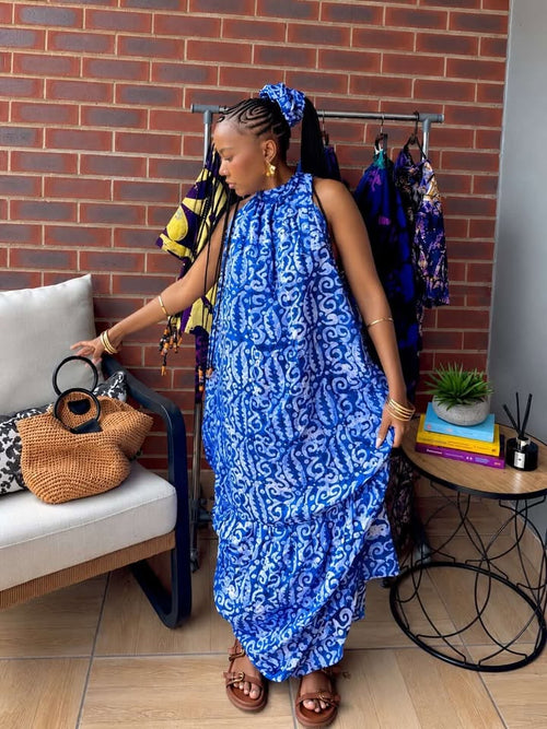 Metsi Heritage Print Dress